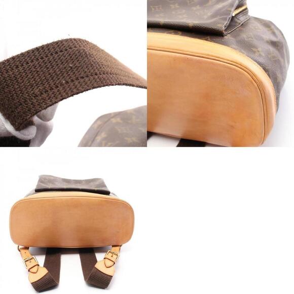 LOUIS VUITTON Brown Monogram Leather Backpack - Picture 11 of 11